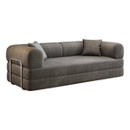 Milo 78.8" Floor Sofa - Rust Corduroy