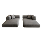 Milo 78.8" Floor Sofa - Rust Corduroy